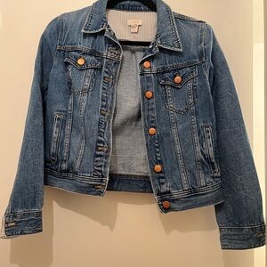 J.Crew Denim Cropped Jacket